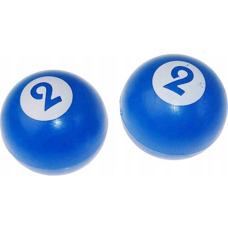 Tapones de válvula AV con bolas decorativas azules (1/2)