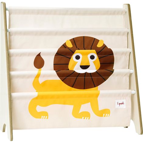3 Sprouts - Book Rack - Yellow Lion