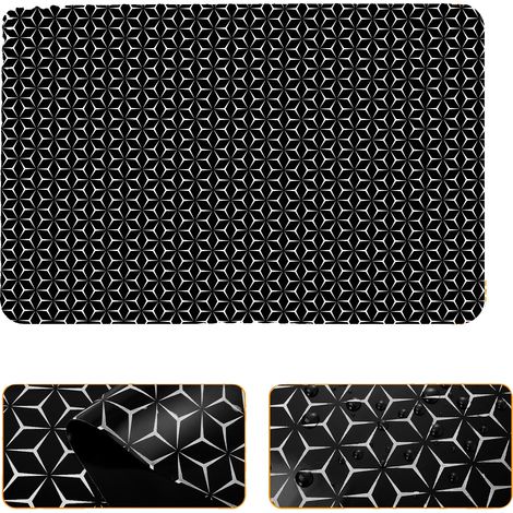 Alfombrilla para vitrocerámica, protección duradera, fácil de limpiar, estilo C, 52x78cm, 1 unidad. (1/2)