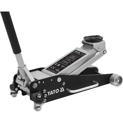 YATO Profi Rangierwagenheber 2,5 Tonnen 100-465mm Aluminium YT-17205 (1/5)