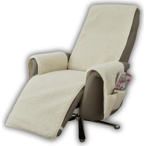 Folklore Plaid pour Fauteuil en Laine Vierge - Protège Les accoudoirs et Le Fauteuil sur Toute sa Longueur (1/5)