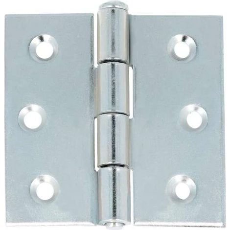 Cerniere pesanti - 50 x 50 mm. - zincato - 2 pz.