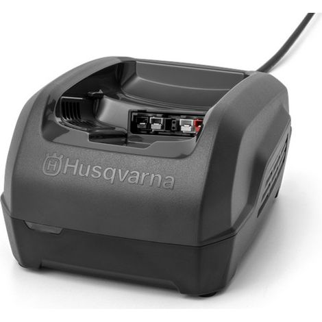 Husqvarna – Chargeur pour électroportatif 36V avec 2 batteries 2.0Ah – Charge rapide 40min – Compatible Bli10, Bli20, Bli30 – 967970101 (1/2)