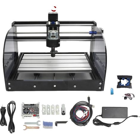 Fresatrice CNC 3018 Pro MAX, design da tavolo, mandrino ad alta velocità da 9000 giri/min. (1/2)