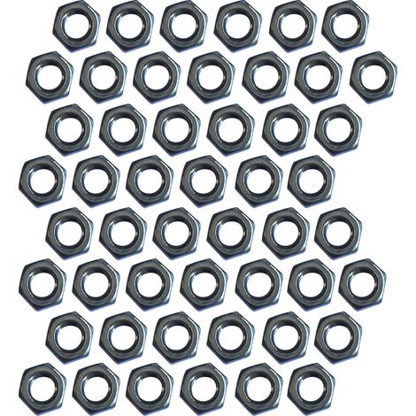 50 ecrous 5 mm hexagonaux en inox a4 aisi 316