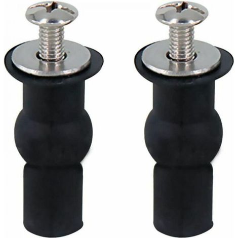 Charnières de fixation pour abattant de toilette, 2 pièces, accessoires de fixation pour abattant de toilette (1/3)