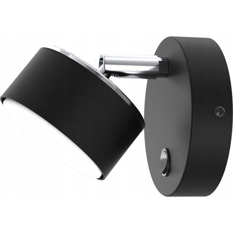 Wand- und Deckenleuchte, weiß verchromt, beweglich, LED GX53, polnische Lampe (1/4)