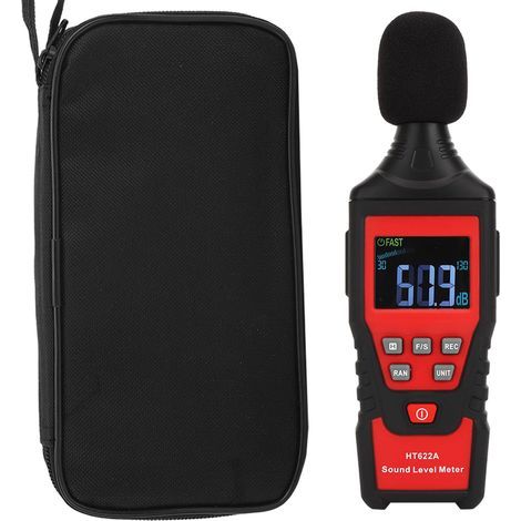 HT622A Digitales LCD-Dezibelmessgerät 30dB-130dB, professionelles Lärmmessgerät (1/5)