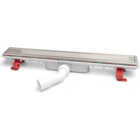 Canaleta LINNUM con rejilla para plato de ducha de obra 750X50 - JIMTEN