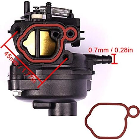 799584 Carburateur de Rechange pour Briggs & Stratton 103M02 09P702 093J02 550EX 625EX 675EX 725EXI 163 CC TB110 TB200 Moteurs de Tondeuse à Gazon 594058 594057 592361 594529 (1/5)