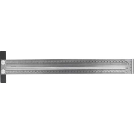Règle de marquage 400mm pour menuiserie, outil de mesure et traçage précis pour charpentiers. (1/5)
