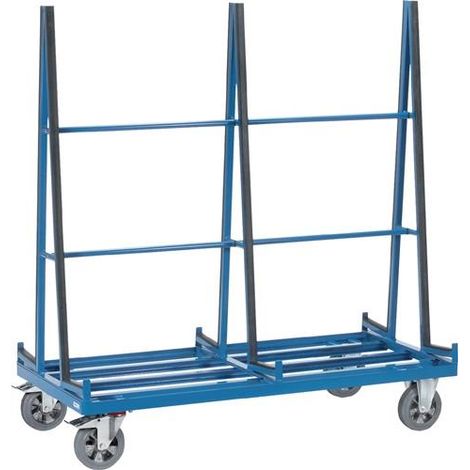 Fetra Glaswagen mit zweiseitiger Anlage 1276x430 mm Auflagefläche (1/2)