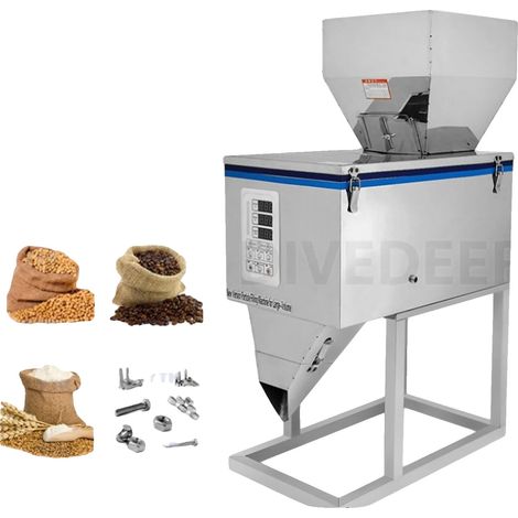 Macchina riempitrice per polveri granulari, pesatura automatica, grande capacità, 220V, UE, 999g (1/5)