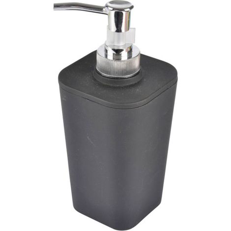 Distributeur de Savon Soft Touch "Vitamine II" 17cm Noir (1/2)