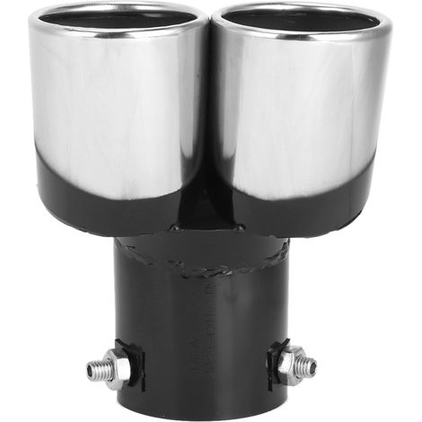Tuyaux d'échappement doubles en acier inoxydable de 63 mm/2,5 pouces pour pièces automobiles (1/5)