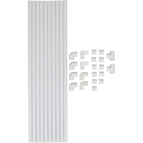 Max Hauri 174626 Kabelkanal (L x B x H) 40 x 11 x 10 mm 1 Set Weiß (1/3)