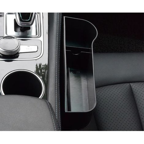 (ABS - noir à droite) Poche de rangement pour siège auto Hummer H1 H2 H3, organisateur de siège auto, boîte de rangement pour fente, rangement intérieur de voiture (1/5)