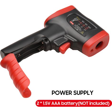 -50 ℃  950 ℃ / -58 ℉  1742 ℉ Termometro a infrarossi con schermo a colori, laser IR, portatile, digitale, senza contatto, pirometro a pistola per cucina, forno, barbecue, cioccolato, pizza, uso indust (1/5)