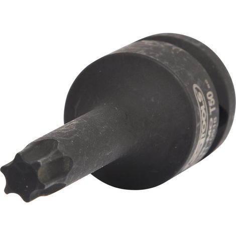 1 Douille à choc Torx T50 1/2" Acier Chrome-Molybdène Version longue pour machine (1/5)
