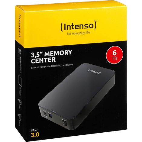 Intenso Memory Center disque dur externe 6 To Noir