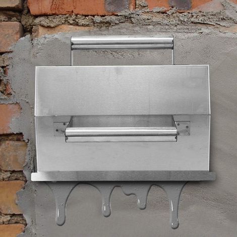 Truelle De Plâtrage d'acier Inoxydable, Outils De Décoration De Carrelage De Plâtre De Main De Truelle D'écrémage De Plâtrage (1/5)