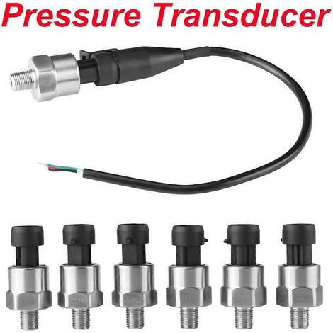 Druckmessumformer-Geber-Sensor aus Edelstahl für Öl, Kraftstoff, Luft und Wasser (150 PSI)