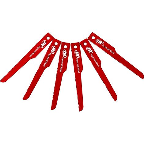 Ingersoll Rand Lame variabili per Seghetto P4EV-6, ad Aria Compressa, Set con 6, Lame di Ricambio per Seghetto e Accessori per Seghetti Lineari e Alternativi, 14-18 denti per cm (1/3)