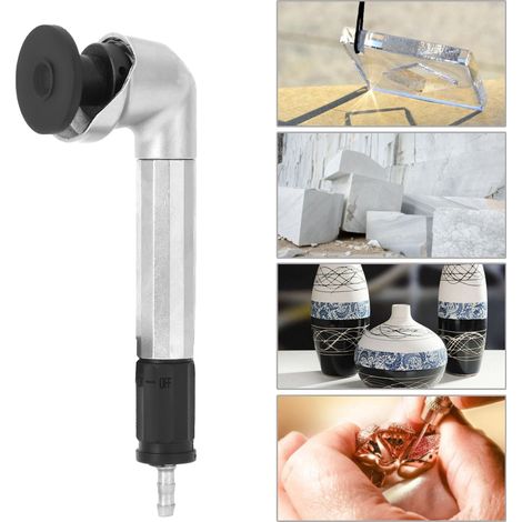 Pneumatischer Schleifstift mit 90°-Biegung, Mini-Druckluft-Mikro-Geradschleifer, Handwerkzeug, 23500 U/min (1/5)