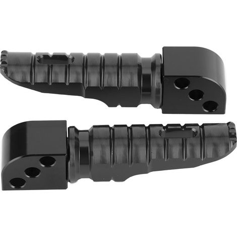 Paire de repose-pieds arrière en alliage d'aluminium, pédales modifiées adaptées à Kawasaki Ninja 250 Z800 Z650 Z900 Z1000SXnoir (1/5)