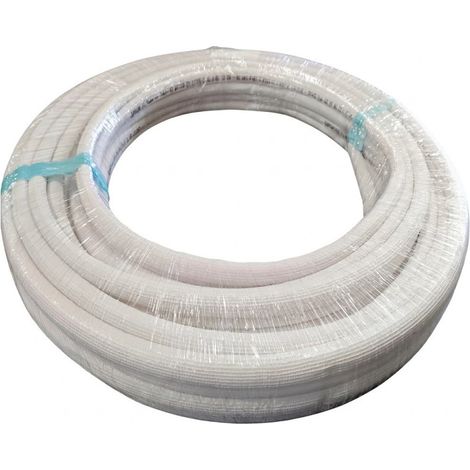 Tuyau frigorifique en cuivre 1/4" x 1/2", 20 mètres Tuyau isolé pour climatisation, réfrigération et régulation climatique (1/5)