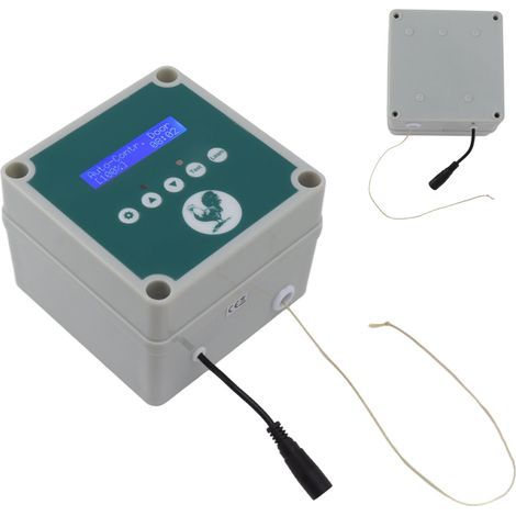 IP44 Automatic Chicken Coop Door Controller, Cage Opener, Remote Control, Chicken Coop Door Actuator, Motor Kit with Timer, Light Sensor, 100-240V EU Plug (1/5)