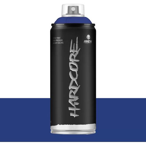 Bombe de peinture aérosol MTN Hardcore Bleu lewis (RV-32) 0,4 L (1/2)