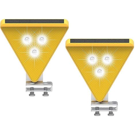 Solar-Signalleuchte – Weißes LED-Blinklicht (1/5)