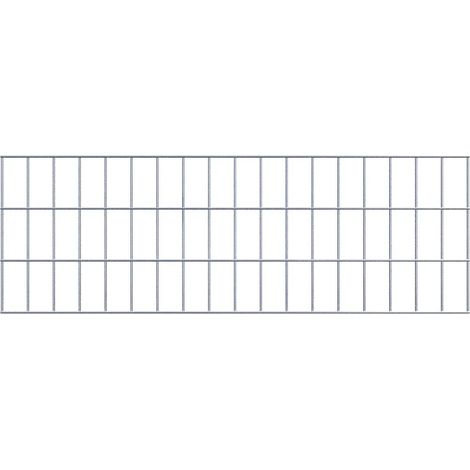 Grille de Gabion à l’unité - Dimensions: 90 cm x 30 cm - mailles de 5 x 10 cm - Made in Germany