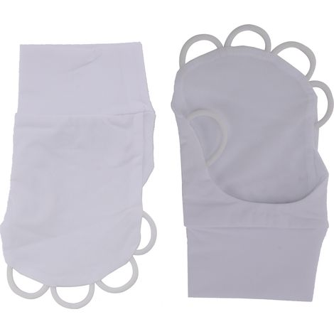 Gants de golf élastiques demi-doigts pour hommes et femmes, en soie glacée, protection solaire UV, gants chauds, taille M, main gauche (1/5)