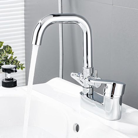 Robinet de lavabo, 2 pouces, 1/2", double sortie, pour vasque (1/5)