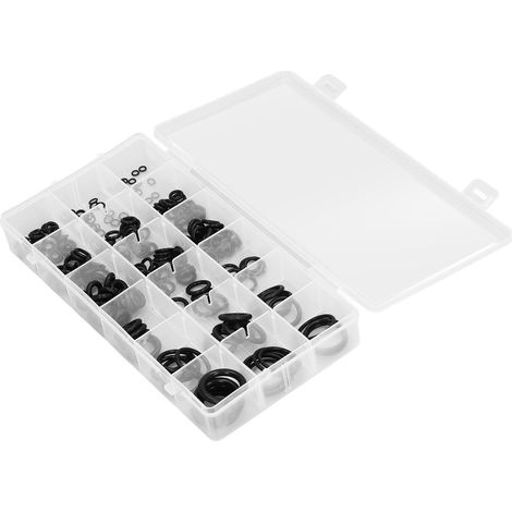 Packung mit 225 NBR-O-Ringen, Sortiment an Dichtscheiben für Anwendungen in der Automobil-, Hydraulik- und Pneumatikbranche (1/5)