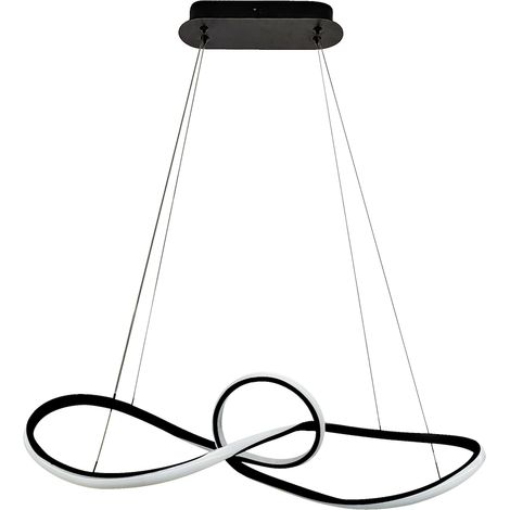 Lampada a sospensione a LED Marco, colore nero, modello Milagro ML8116 (1/5)