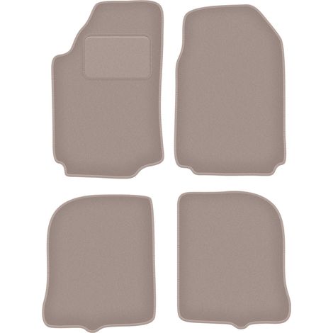 Beige Veloursmatten für: Audi 100 C3 Limousine, Avant (1983-1991) (1/5)