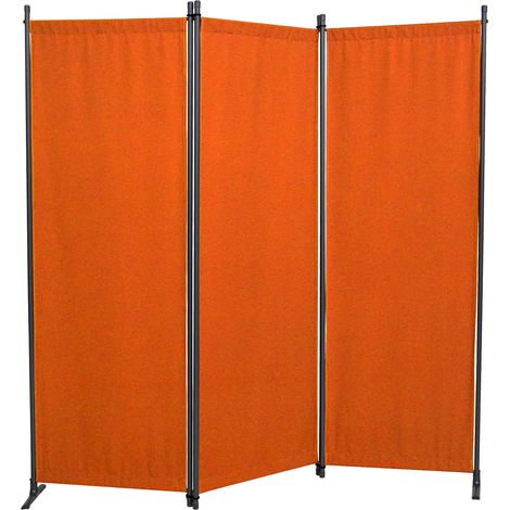 Angerer – Paravento 3 Pezzi in PE, Terracotta, 165 x 2 x 165 cm, 630/006/11
