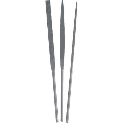 Lima ago mob needle file set acciaio cromo 140 mm 3 pezzi