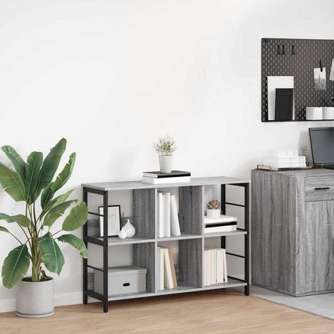 Estante de libros Gris 102 x 32 x 72,5 cm