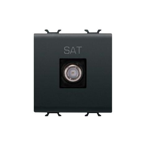 PRISE TV/SAT 2M DIRECTE C.F-FEMM.NOIR GEWISS GW12377