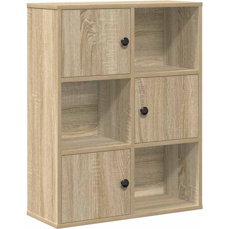 Maison Exclusive - Libreria Rovere Sonoma 60x24x76,5 cm in Legno Multistrato
