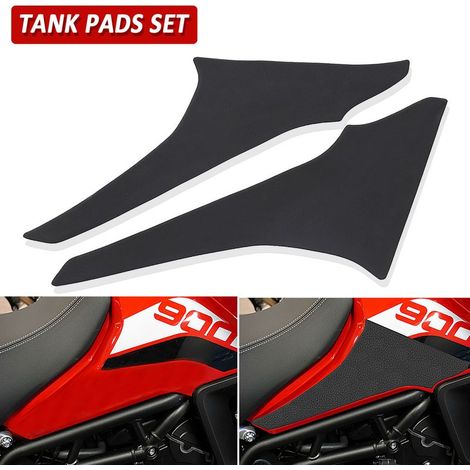 Passend für Triumph Tiger 900 Tank-Knieschoner, rutschfeste Schutzaufkleber für Motorradtanks (1/4)