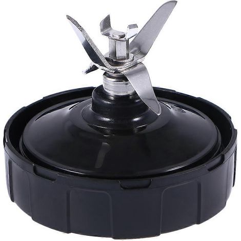 Extracteur pour blender Nutri Ninja - Pièces de rechange pour extracteur de jus Nutri Ninja 6 ailettes - Ensemble inférieur de rechange-10.50X10.50X6.50CM-Black