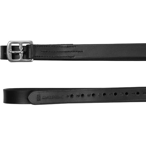 145 cm, Nero: Staffili Supreme in cuoio di alta qualità con fibbie in acciaio inox (1/5)