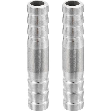 2Pcs Raccord De Tuyau Réducteur Acier Inoxydable 12mmODx8mmID (1/5)
