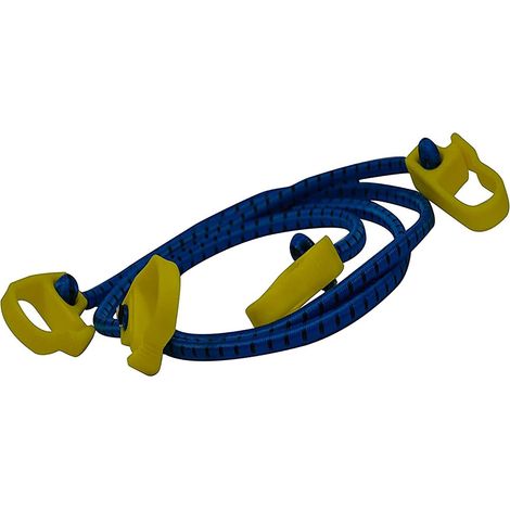 Molla Allacciabagagli con Fermo in Plastica. Diametro mm.8 x Cm.200 Set 2 Pezzi