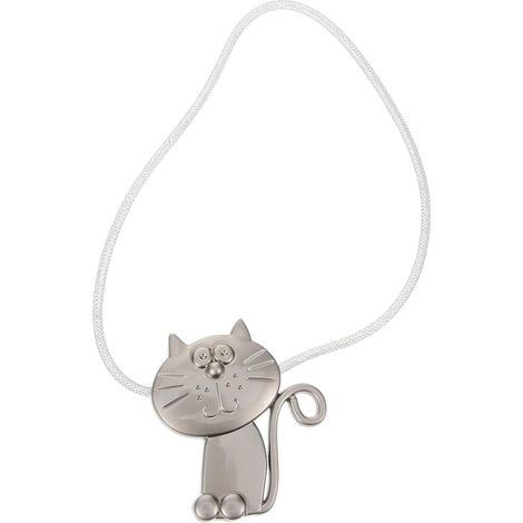 CSPARKV Boucle magnétique pour Rideau Chat - Décor Chat aimanté - Décoration intérieure Chat embrasses de Corde de Rideau Retenue de draperie magnétique Boucle Porte draperie Porte-Rideaux (1/5)